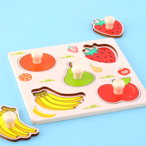 Drewniane puzzle Montessori